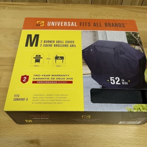 NEW Charbroil Universal 2 Burner Grill Cover Size Medium 52 Inches - Picture 1 of 2